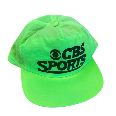 Vintage CBS Sports Neon Snapback Hat