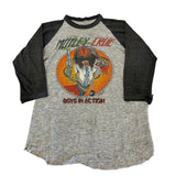 Vintage Motley Crue 1983 Tour Raglan T-shirt
