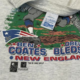 Vintage New England Patriots Caricature T-shirt