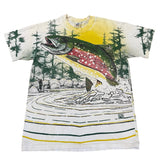 Vintage Rainbow Trout Fish T-shirt