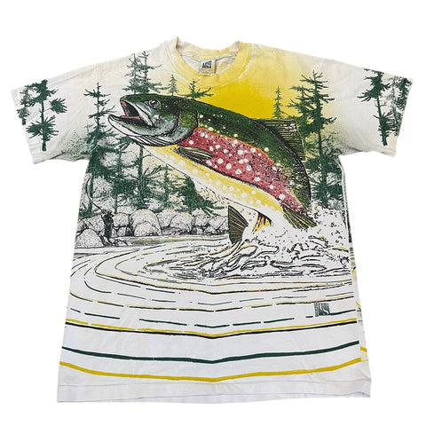 Vintage Rainbow Trout Fish T-shirt