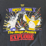 Vintage Wrestlemania V 1989 T-shirt