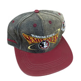 Vintage FSU Seminoles Leather Strapback Hat