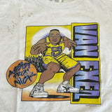 Vintage Nick Van Exel Caricature T-shirt (Autographed)
