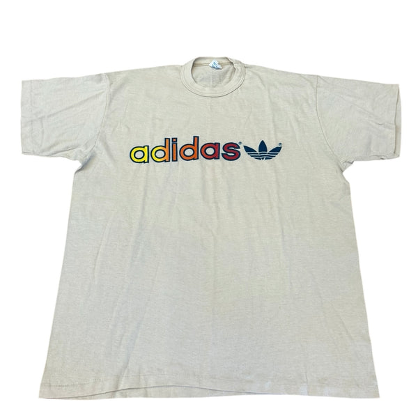 Vintage Adidas Rainbow Spellout T-shirt