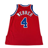 Vintage Chris Webber Bullets Authentic Champion Jersey