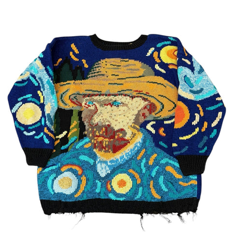 Vintage Van Gogh Starry Night Sweater