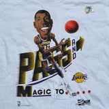 Vintage Magic Johnson James Worthy Caricature T-shirt
