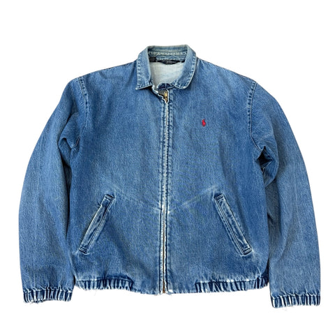 Vintage Polo Ralph Lauren Denim Harrington Jacket