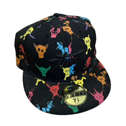 Vintage Stussy x Futura Skullacon New Era Hat