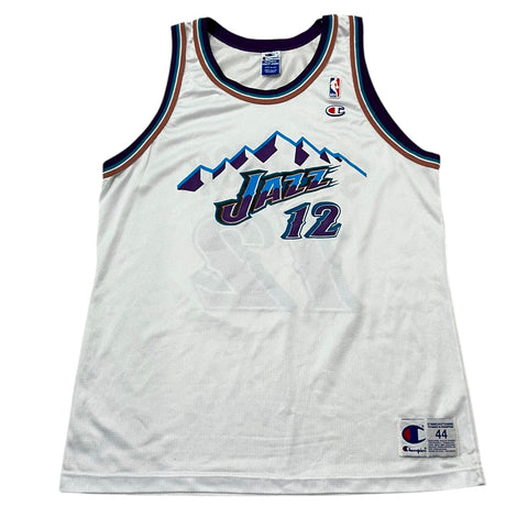 Vintage John Stockton Jazz Champion Jersey