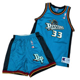 Vintage Detroit Pistons Grant Hill Champion Set (YOUTH)