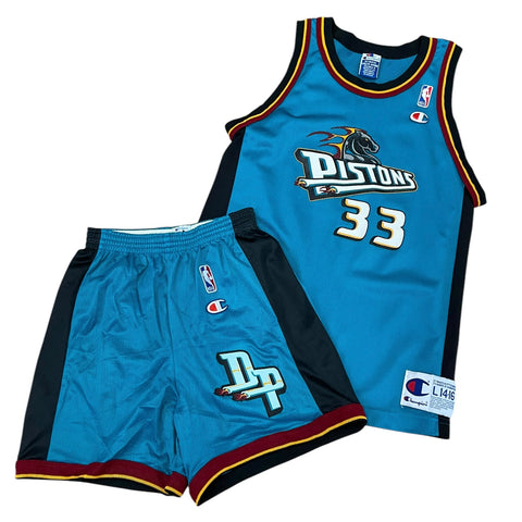 Vintage Detroit Pistons Grant Hill Champion Set (YOUTH)
