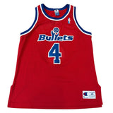 Vintage Chris Webber Bullets Authentic Champion Jersey