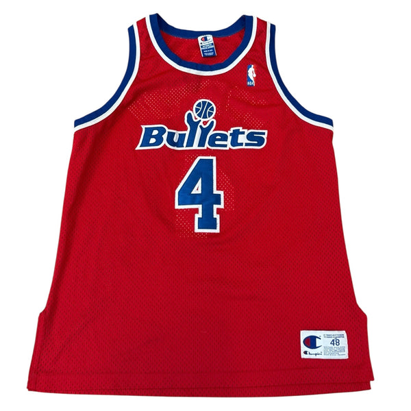Vintage Chris Webber Bullets Authentic Champion Jersey