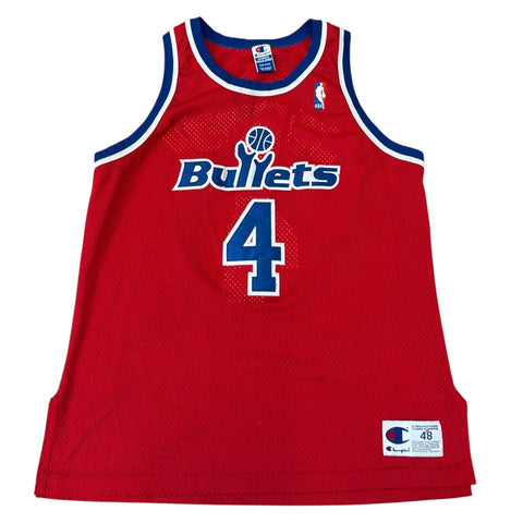 Vintage Chris Webber Bullets Authentic Champion Jersey