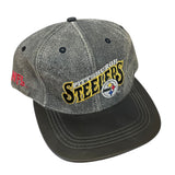 Vintage Pittsburgh Steelers Leather Strapback