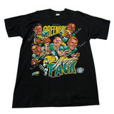 Vintage Green Bay Packers Caricature T-shirt