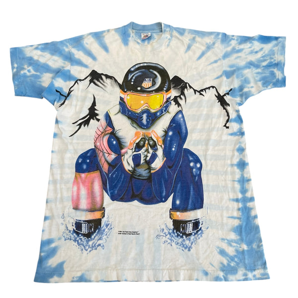 Vintage 1994 Stephen Sauer Grateful Dead US Ski Team T-shirt