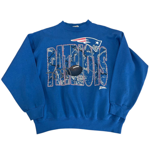 Vintage New England Patriots Zubaz Sweatshirt