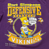 Vintage Bart Simpson Minnesota Vikings T-shirt