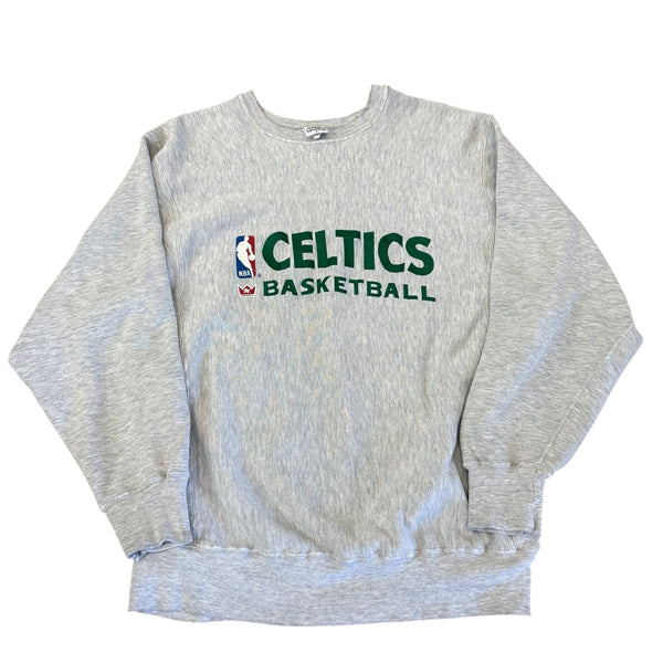 Vintage Boston Celtics Sand Knit Sweatshirt
