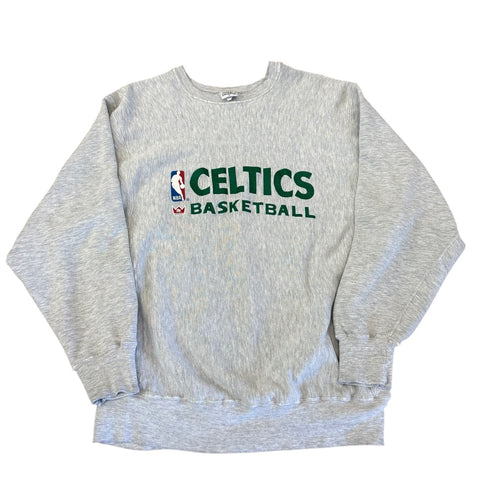 Vintage Boston Celtics Sand Knit Sweatshirt