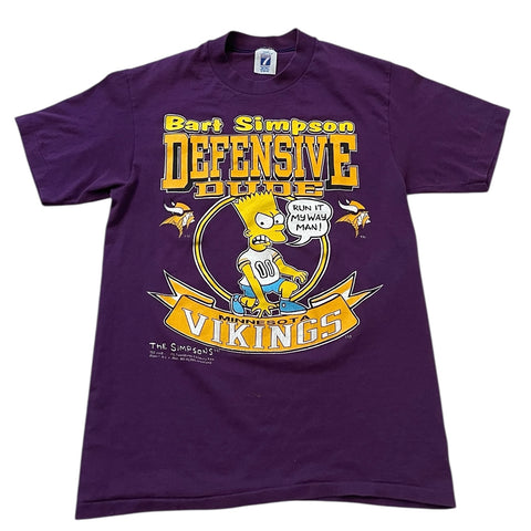 Vintage Bart Simpson Minnesota Vikings T-shirt