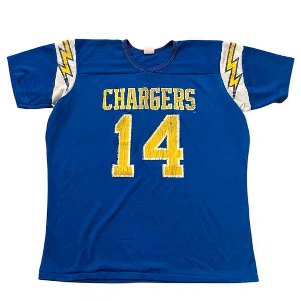 Vintage San Diego Chargers Dan Fouts Jersey T-shirt