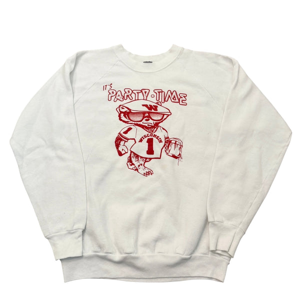 Vintage Wisconsin Badgers Party Time Sweatshirt