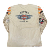 Vintage Harley Davidson Long Sleeve Tattoo T-shirt