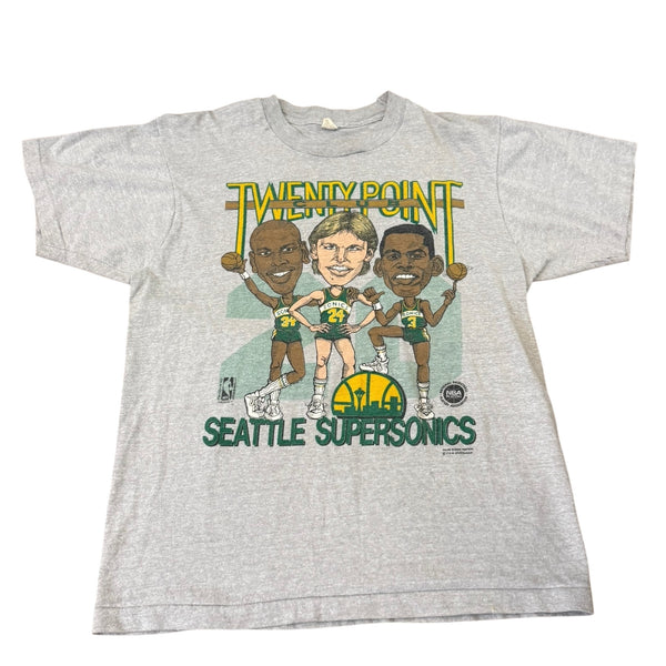 Vintage Seattle Supersonics Caricature T-shirt