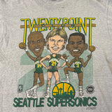 Vintage Seattle Supersonics Caricature T-shirt