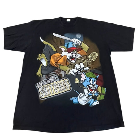 Vintage Tom & Jerry It’s Me Snitches T-shirt