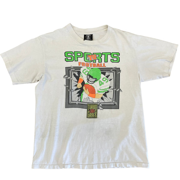 Vintage TV Sports Football Turbo Grafx 16 T-shirt