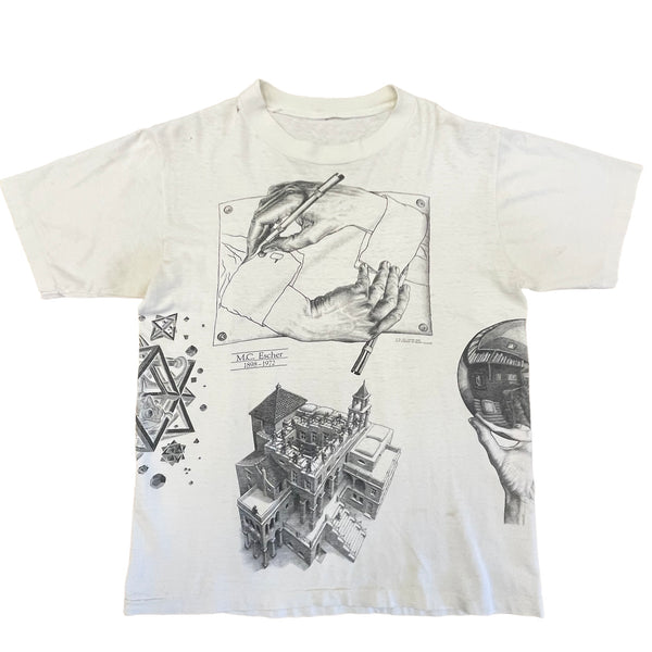 Vintage MC Escher Castle in the Air T-shirt 90s Art Supreme – For All To Envy Vintage MC Escher Castle in the Air T-shirt 90s Art Supreme – For All To Envy