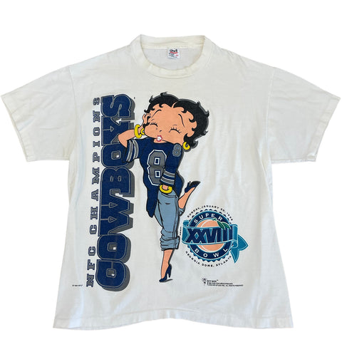 Vintage Betty Boop Dallas Cowboys T-shirt