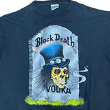 Vintage Black Death Vodka T-shirt (Slash from GNR)