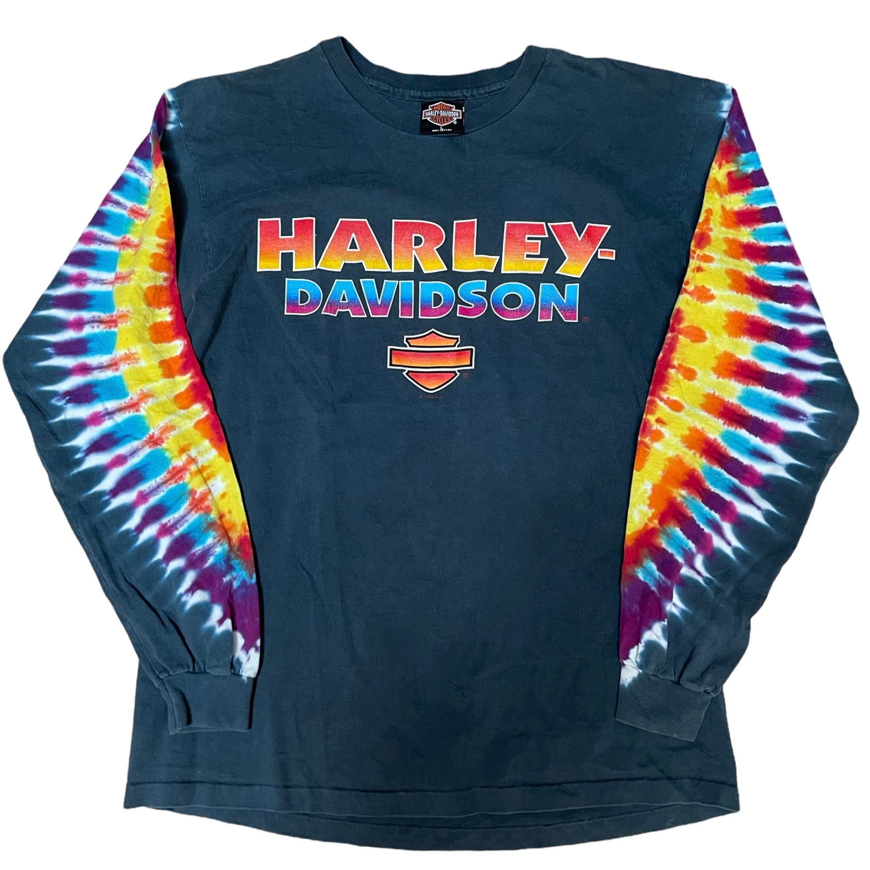 Vintage Harley Davidson Tie Dye Long Sleeve T-shirt 1998 Vintage Harley Davidson Tie Dye Long Sleeve T-shirt 1998