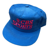 Vintage CBS Sports Corduroy Snapback Hat