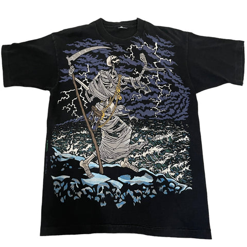 Vintage Ian Bohorquez Liquid Blue 1994 T-shirt