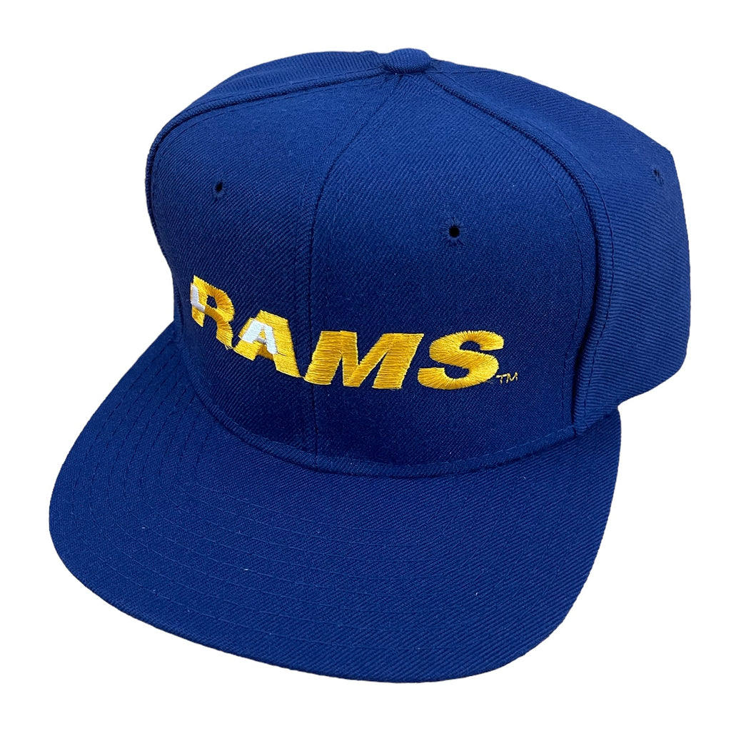 Vintage LA Rams New Era SnapBack Hat Nfl football 90s – For All To Envy