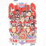 Vintage San Francisco 49ers 1989 Caricature T-shirt