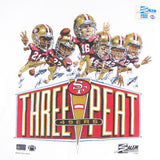 Vintage San Francisco 49ers 1990 Caricature T-shirt