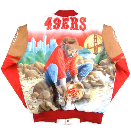 Vintage San Francisco 49ers Chalk Line Jacket Size Medium - Etsy
