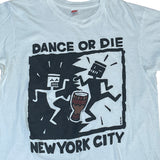Vintage Dance or Die New York Pop Art T-shirt