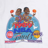 Vintage 1989 NBA Finals Caricature T-shirt