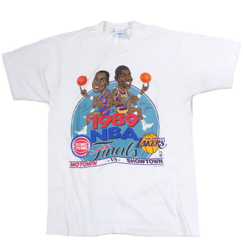 Vintage 1989 NBA Finals Caricature T-shirt