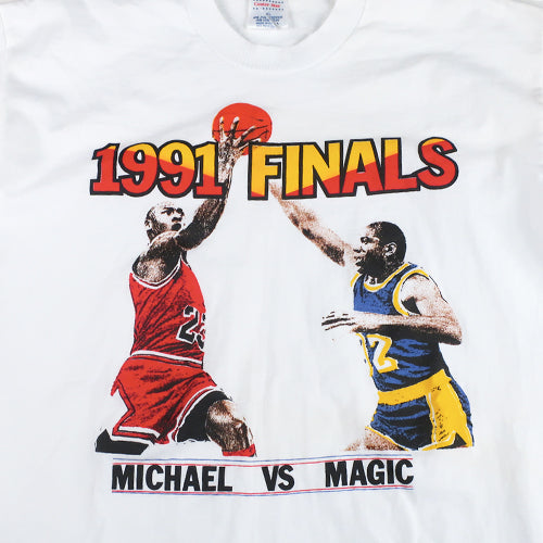 Vintage 91 Finals jordan vs Magic T-shirt
