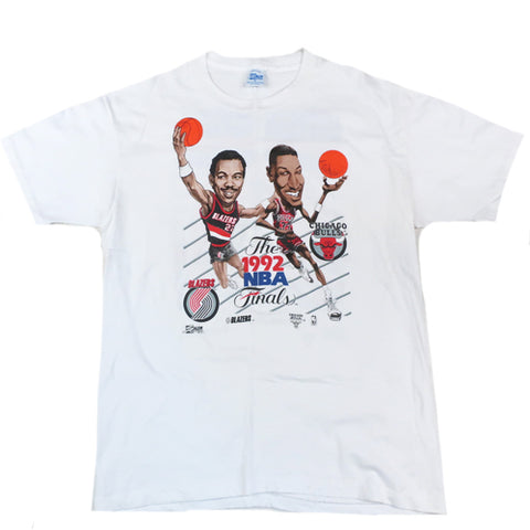 Vintage 1992 NBA Finals Caricature T-shirt